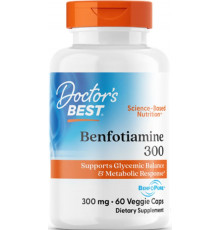Бенфотіамін Doctor's Best Benfotiamine 60 вег капс