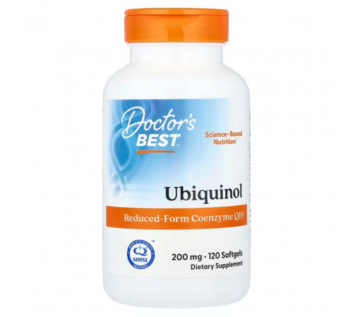 Коензим Q10 Убіхінол Doctor's Best Ubiquinol 120 капс