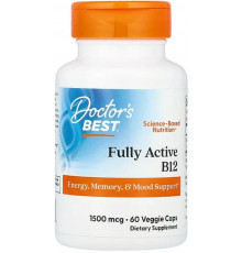 Вітамін В12 метилкобаламін Doctors Best Fully Active B12 60 капсул
