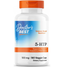 5-гідрокситриптофан Doctor's Best 5-НТР 100 мг 180 веганских капсул