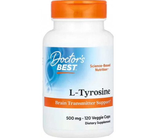 Тирозин Doctor's Best L-Tyrosine 120 капс