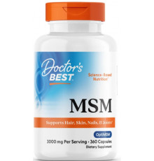 Метилсульфонілметан для суглобів Doctor's Best Best MSM 3000 мг 360 капс