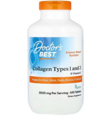 Колаген 1 і 3 типу Doctor's Best Collagen Types 1 and 3 540 таблеток