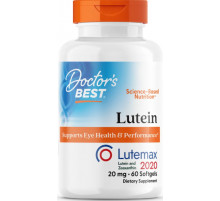 Лютеїн для зору Doctor's Best Lutein лютемакс 20 мг 60 капс