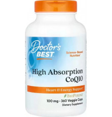 Коензим CoQ10 з біоперіном Doctor's Best CoQ10 with BioPerine 100 мг 360 капс