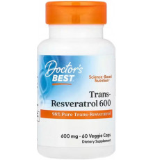 Ресвератрол Doctor's Best Trans-Resveratrol 60 вег капс