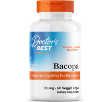 Бакопа Моньє Doctors Best Bacopa With Synapsa 60 капсул