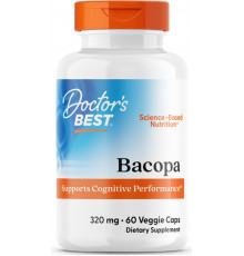 Бакопа Моньє Doctors Best Bacopa With Synapsa 60 капсул