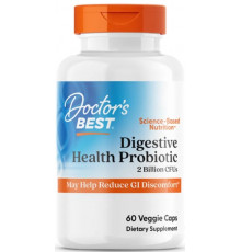 Пробіотики для травлення Doctor's Best  Digestive Health Probiotic 2 Billion with LactoSpore 60 капс