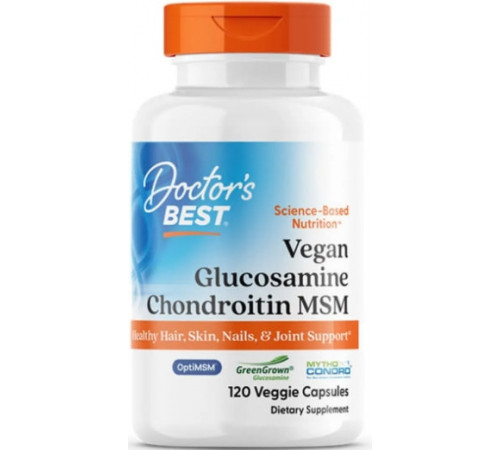 Глюкозамін хондроїтин МСМ Doctor's Best Glucosamine Chondroitin MSM 120 капс
