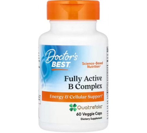 Комплекс вітамінів групи В  Doctor's Best Fully Active B Complex 60 капс