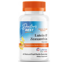 Лютеин и Зеаксантин для зрения Doctor's Best Lutein & Zeaxanthin Gummies 60 жев конф манго