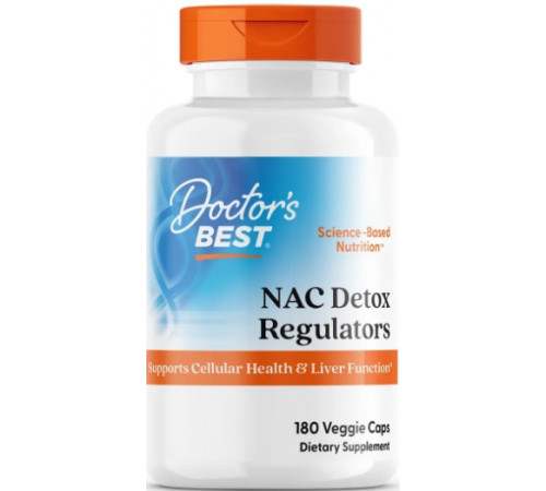 Ацетилцистеїн Doctor's Best NAC Detox Regulators 180 капс