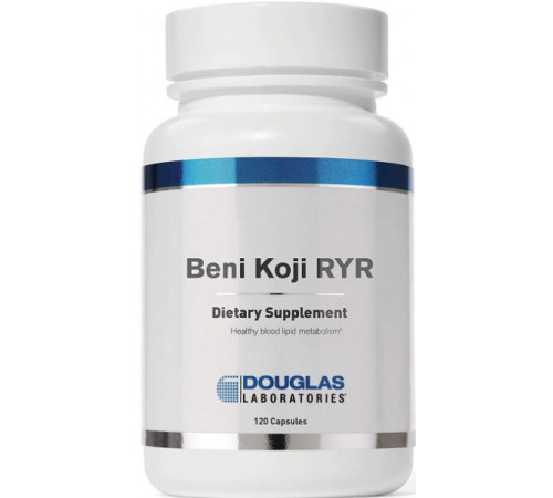Ферментований червоний дріжджовий рис Douglas Laboratories Beni-Koji RYR 120 капс