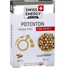 Підтримка потенції для чоловіків (тестобустер) Swiss Energ Potenton 30 таб
