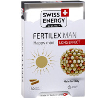 Підтримка фертильності для чоловіків Swiss Energy Fertilex Men 30 капс