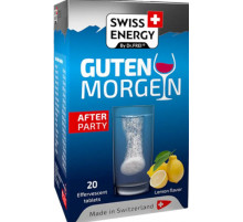 Антипохмільний комплекс Swiss Energy GUTEN MORGEN No Hangover 20 шипучих табл лимон