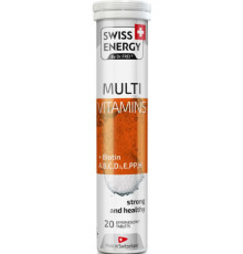 Мультивітаміни з біотином Swiss Energy MULTIVITAMINS + Biotin CH 20 шипучих таб