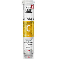 Вітамін С Swiss Energy VITAMIN C 1000 мг 20 шипучих таб апельсин