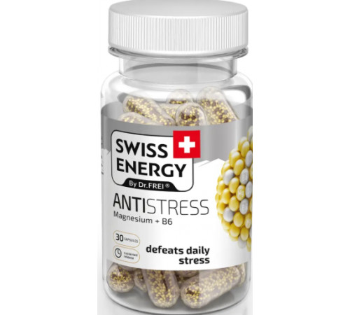 Магній В6 Анти-стрес Swiss Energy ANTISTRESS Magnesium+B6 30 капс