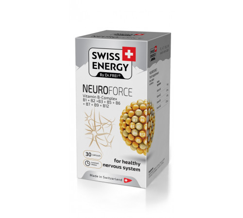 Витамины группы В Swiss Energy NEUROFORCE Vitamin B-Complex 30 капс