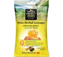 Леденцы от простуды Swiss Energy Herbal Lozenges Bag 20 herbs + Honey  12 шт мед