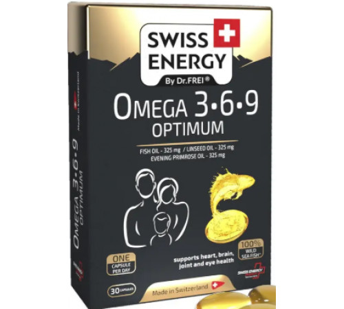 Омега-3-6-9 Swiss Energ Omega-3-6-9 OPTIMUM blister 30 капс