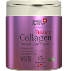 Колаген для шкіри та волосся Swiss Energy BEAUTY COLLAGEN 240 г полуниця