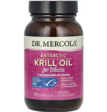 Жир криля для жінок Dr. Mercola Krill Oil 90 капс