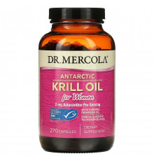 Олія криля антарктична для жінок Dr. Mercola Krill Oil 270 капс