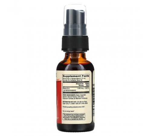 Вітамін В-12 Dr. Mercola Vitamin B12 Energy Booster 25 мл ожина