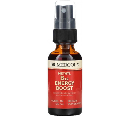 Вітамін В-12 Dr. Mercola Vitamin B12 Energy Booster 25 мл ожина