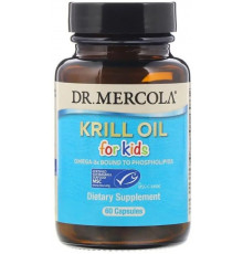 Масло криля для дітей (омега 3) Dr. Mercola  Krill Oil 60 капс