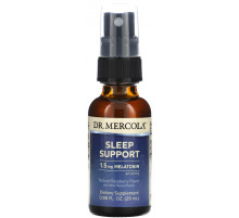Підтримка сну з мелатоніном Dr. Mercola Sleep Support Малина 29 мл.