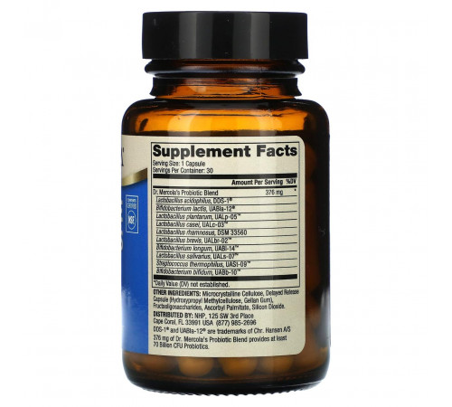 Пробіотики Dr. Mercola Complete Probiotics 30 капс