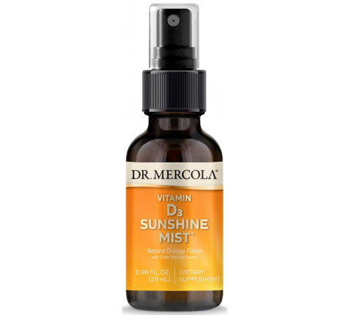 Вітамін Д3 рідкий 5000 Dr. Mercola Vitamin D3 29 мл зі смаком апельсину