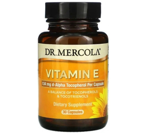 Вітамін Е Dr. Mercola Vitamin E 30 капс