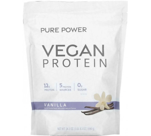 Веганський протеїн Dr. Mercola Vegan Protein 690 г ваніль