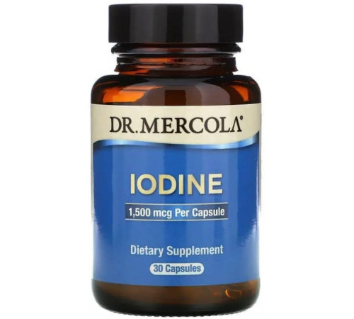 Йод Dr. Mercola Iodine 1,5 мг 30 капс