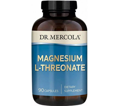 Магній L-треонат Dr. Mercola Magnesium L-Threonate 90 капсул
