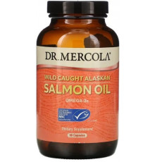 Аляскинский риб'ячий жир Dr. Mercola Salmon Oil 90 капс