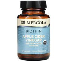 Яблучний оцет і кайенский перець Dr. Mercola Apple Cider Vinegar Cayenne 30 капс