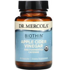 Яблучний оцет і кайенский перець Dr. Mercola Apple Cider Vinegar Cayenne 30 капс