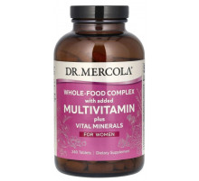 Мультивітаміни для жінок Dr. Mercola Multivitamin Plus Vital Minerals 240 таб