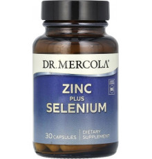 Цинк плюс селен Dr. Mercola  Zinc Plus Selenium 30 капс