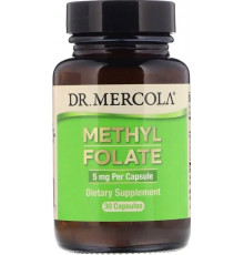Фолат (фолієва кислота) Dr. Mercola Folate 5 мг 30 капс