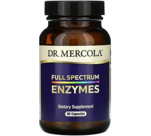 Ферменти повний спектр Dr. Mercola Full  Spectrum Enzymes 90 капс