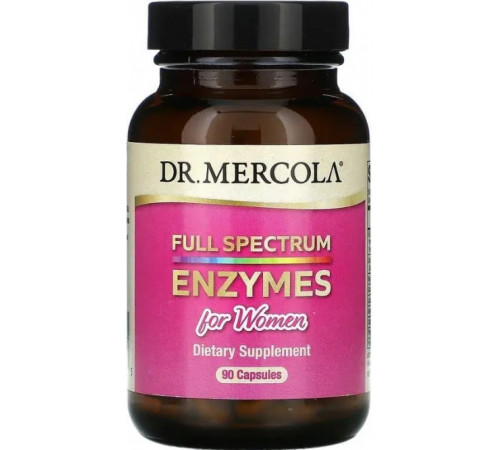 Травневі ферменти для жінок Dr.Mercola Full Spectrum Enzymes For Women 90 капс