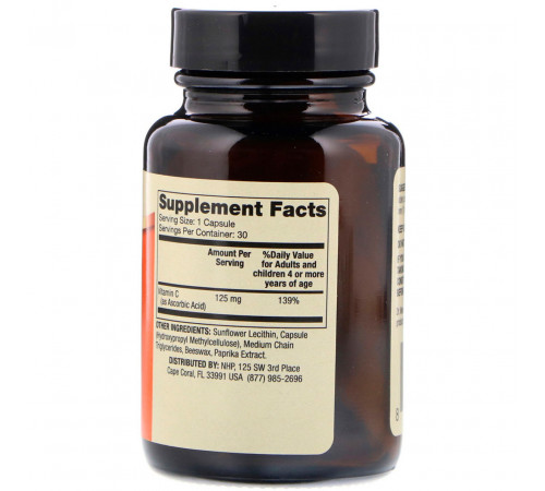 Вітамін С ліпосомальний для дітей, Dr. Mercola Liposomal Vitamin C 30 капс