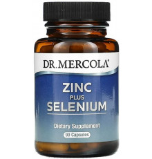 Цинк плюс селен Dr. Mercola Zinc Plus Selenium 90 капсул